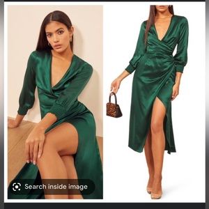 Reformation Chantelle Silk dress